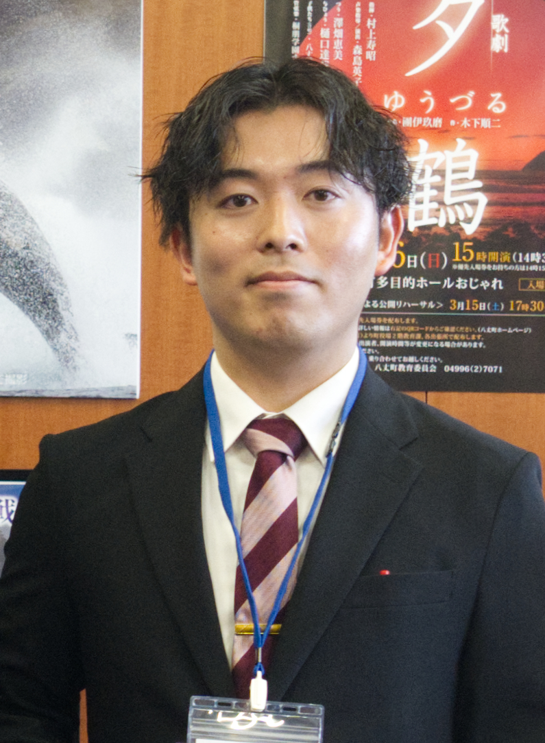 八盛隊副隊長　土田亀利丸（令和７年４月着任）