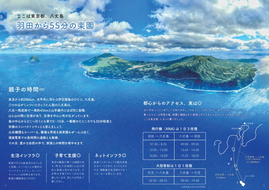 （2～3ページ）八丈町／移住・定住ガイドブック