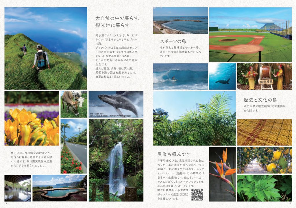 （4～5ページ）八丈町／移住・定住ガイドブック