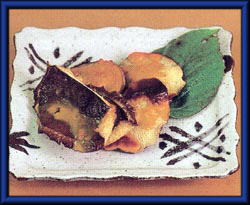 しいたけのうに焼きの画像