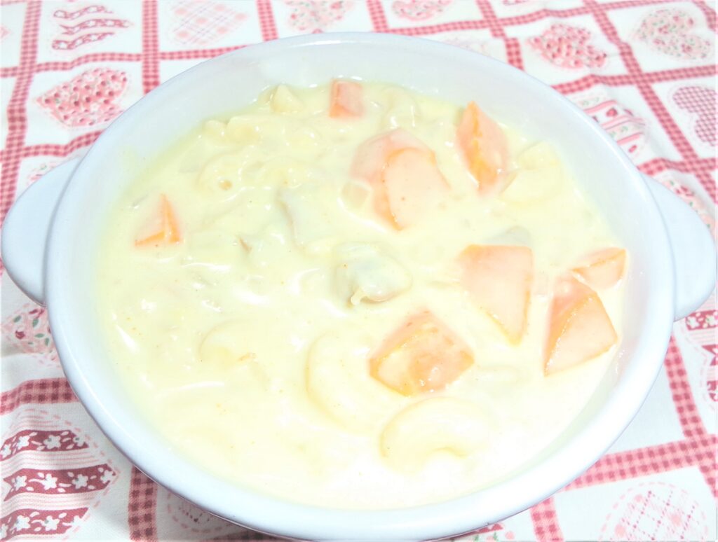 カレー風味マカロニシチューの画像