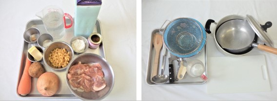 必要な材料・器具の画像