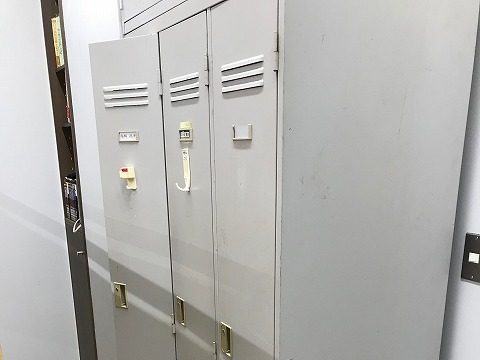 個人用ロッカーの画像