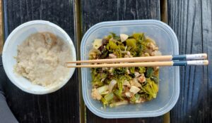 植物公園で食べた畑ブロッコリーと八高のカリフラワーの画像