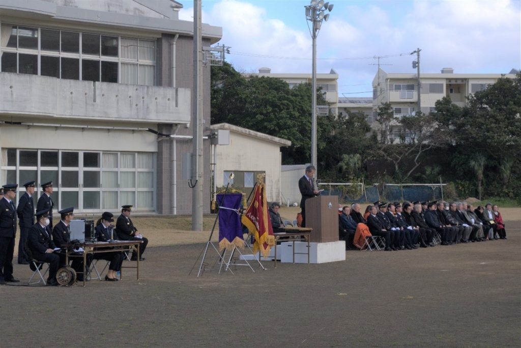 令和8年八丈町消防団出初式の画像01