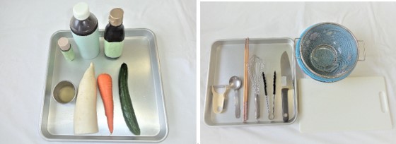 必要な材料・器具の画像
