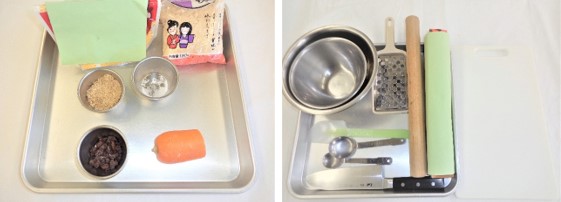 必要な材料・器具の画像