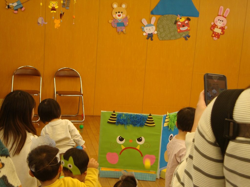 支援で豆まき!オニは~そと~!!の写真11