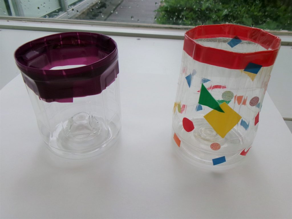 ７月２９日催し「水遊びのおもちゃ作り」